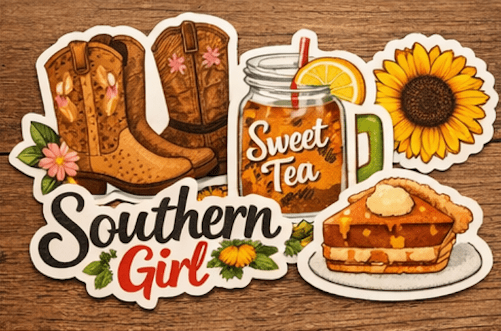 100‑Pack Regular Stickers (Assorted Designs) - Music City Acrylics
