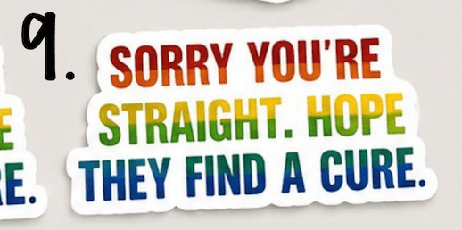 Pride Raccoon Sticker Pack – Funny LGBTQ+ Vinyl Stickers | Waterproof Decals | Queer Humor Stickers | Laptop, Water Bottle, Tumbler Stickers - Music City Acrylics