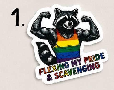Pride Sticker Pack – Funny LGBTQ+ Vinyl Stickers | Waterproof Decals | Queer Humor Stickers | Laptop & Water Bottle Stickers