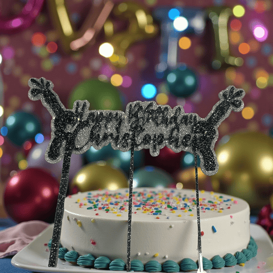 Custom Birthday Cake Topper – Personalized Name Party Decoration, Handmade - Music City Acrylics