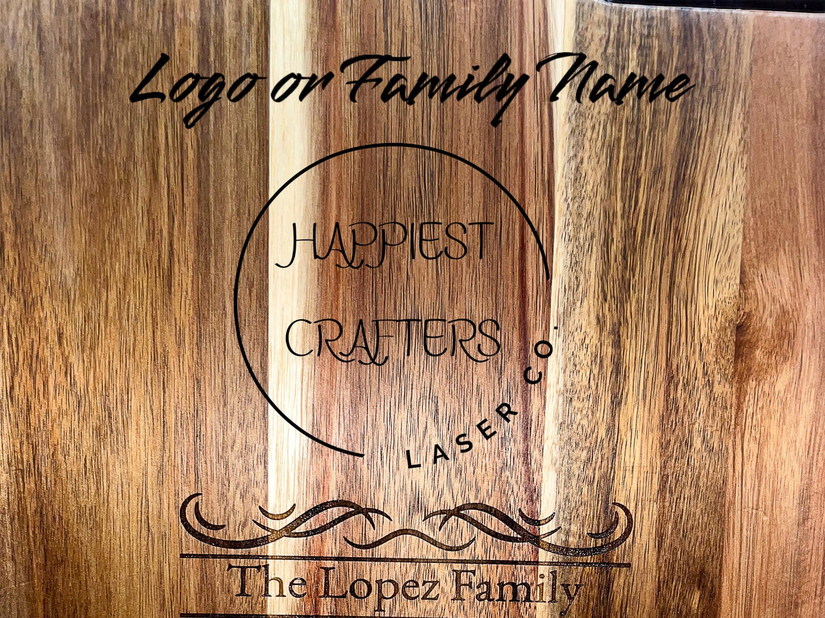 Custom Engraved Charcuterie/Cutting Board - Music City Acrylics