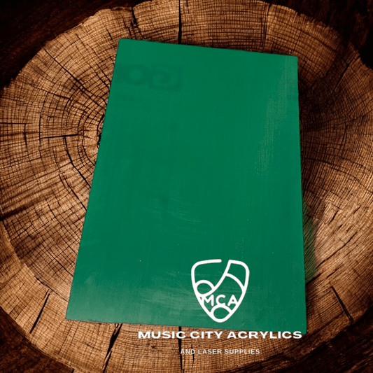 Green Gloss Cast Acrylic - The Happiest Co. LLC