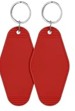 Hotel‑Style Custom Keychains - Music City Acrylics