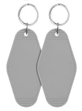 Hotel‑Style Custom Keychains - Music City Acrylics