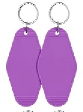 Hotel‑Style Custom Keychains - Music City Acrylics