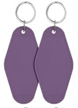 Hotel‑Style Custom Keychains - Music City Acrylics