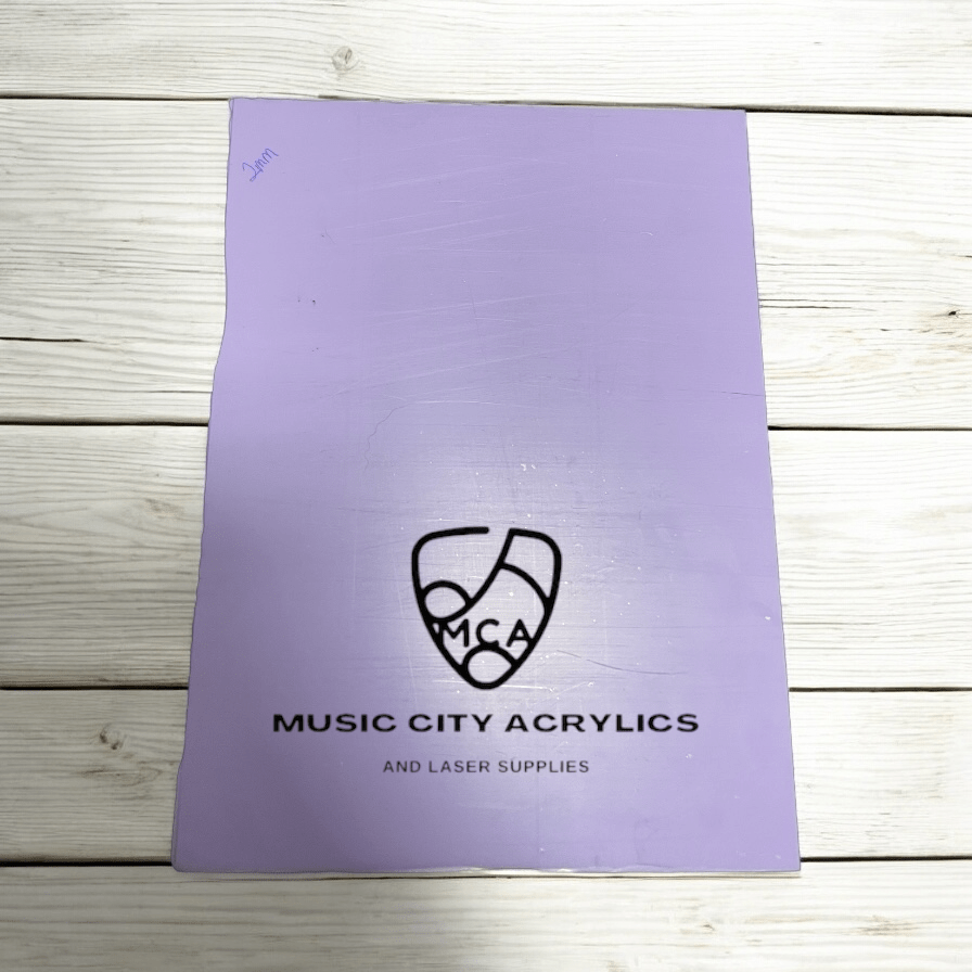 Lavender Purple Gloss Cast Acrylic - Music City Acrylics
