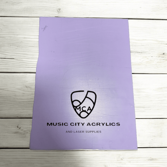 Lavender Purple Gloss Cast Acrylic - Music City Acrylics