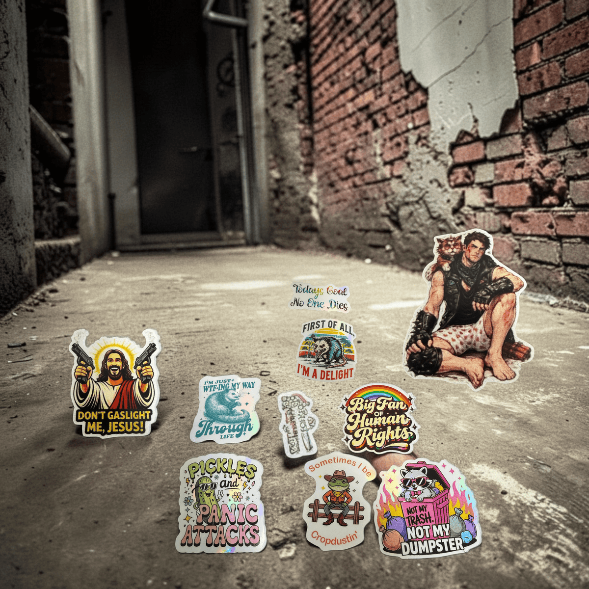 Mystery Sticker Pack –10 Random Vinyl Stickers - Music City Acrylics