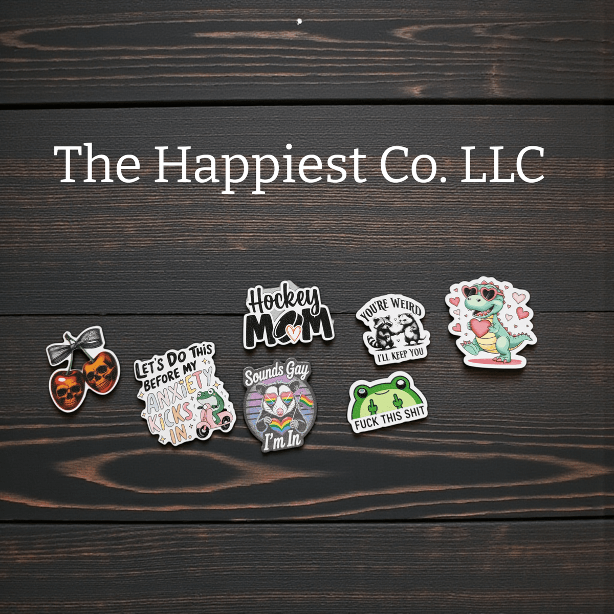 Mystery Sticker Pack – 6 Random Vinyl Stickers - Music City Acrylics