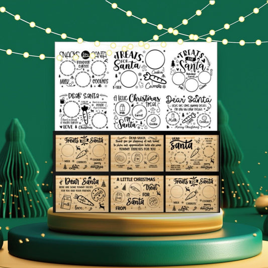 Personalized Cookies for Santa Tray – Custom Engraved Holiday Keepsake - The Happiest Co. LLC