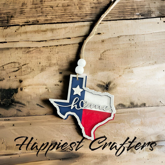 Personalized Home State Ornament, Custom Keepsake Gift - Music City Acrylics