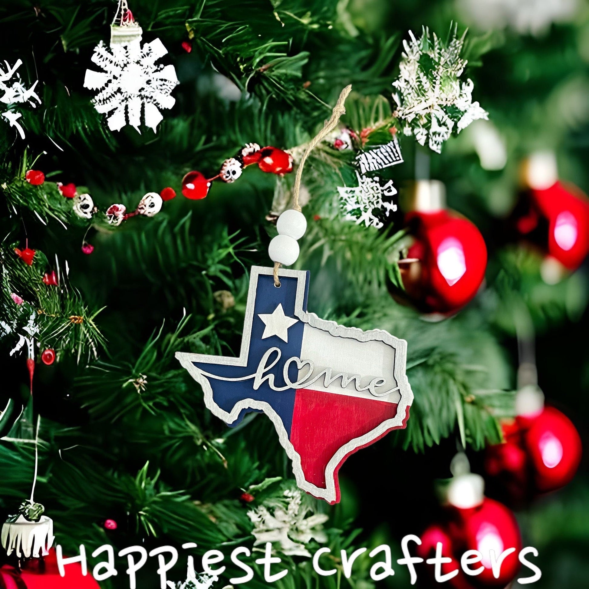 Personalized Home State Ornament, Custom Keepsake Gift - Music City Acrylics