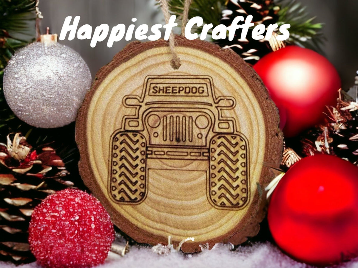 Personalized Off - Road Adventure Vehicle Ornament, Customizable 4x4 Christmas Decoration, car club ornament, 4x4 Christmas ornament, Jeep - Music City Acrylics