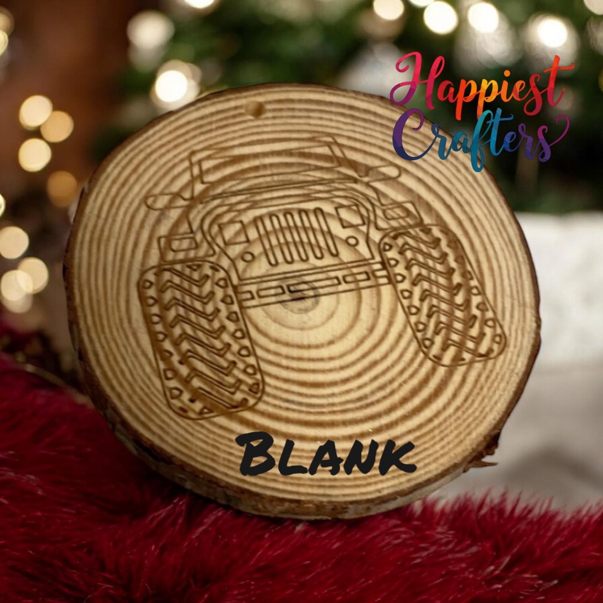 Personalized Off - Road Adventure Vehicle Ornament, Customizable 4x4 Christmas Decoration, car club ornament, 4x4 Christmas ornament, Jeep - Music City Acrylics