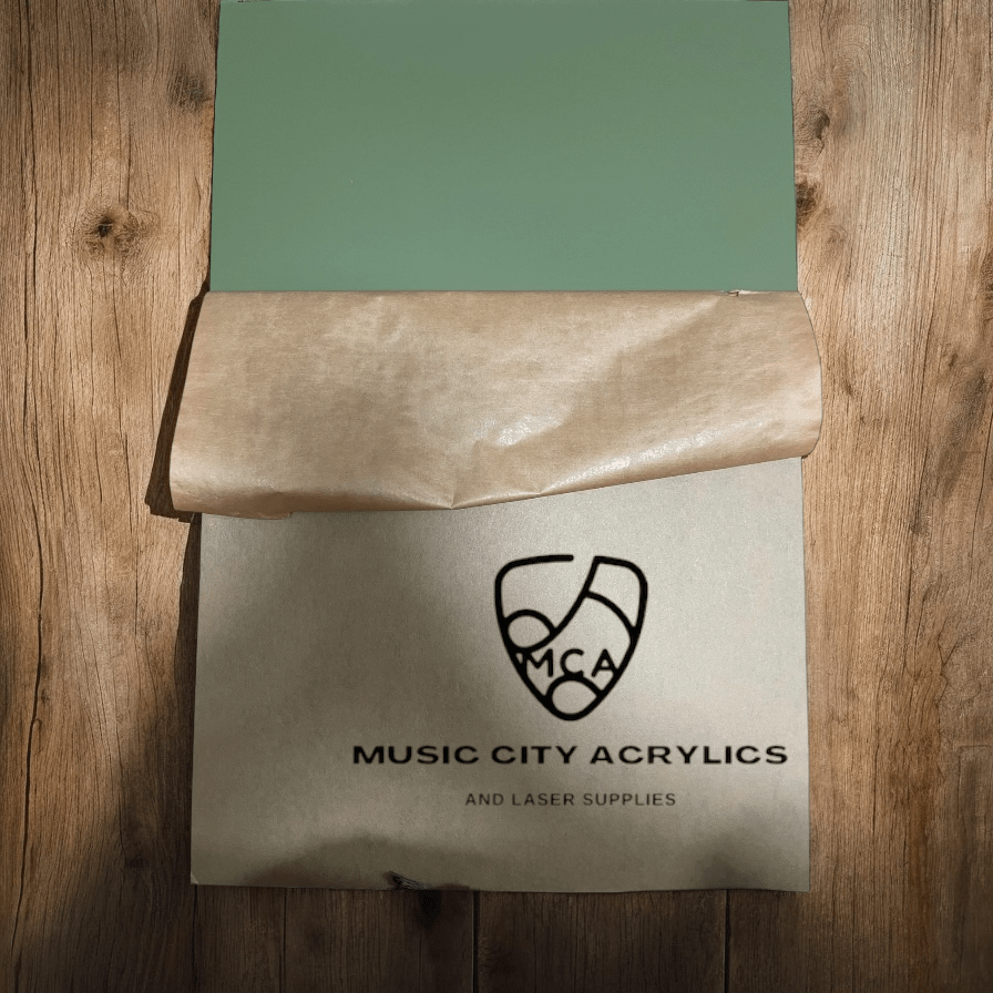 Sage Green Matte/Gloss Cast Acrylic - Music City Acrylics