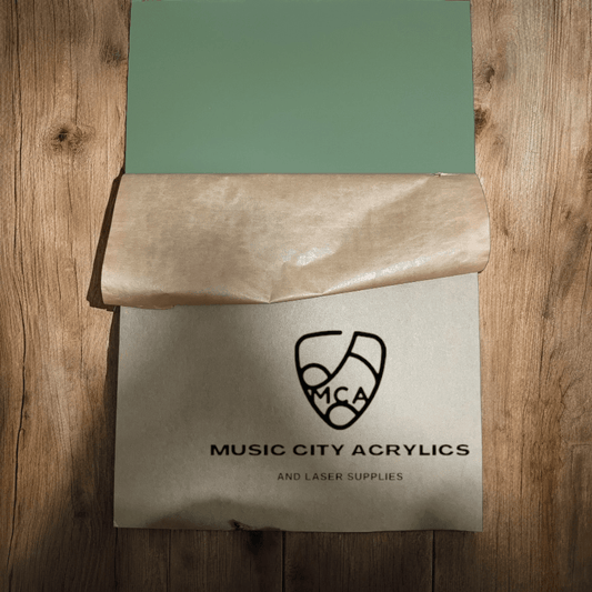 Sage Green Matte/Gloss Cast Acrylic - The Happiest Co. LLC