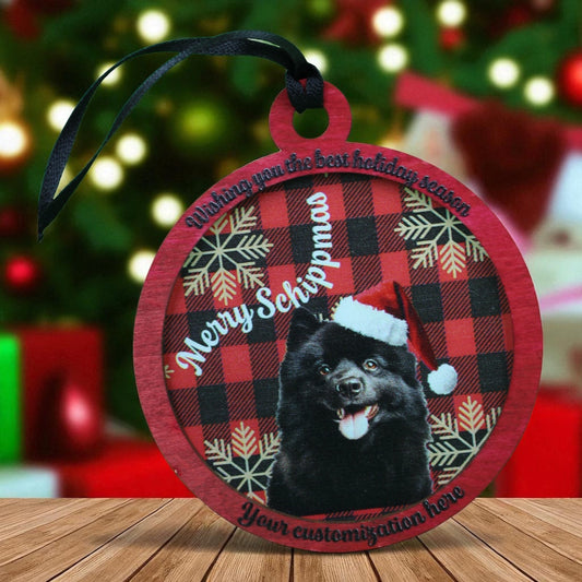 Schipperke Lover's Ornament - Perfect Gift for Mom, Friend, or Breeder! - Music City Acrylics