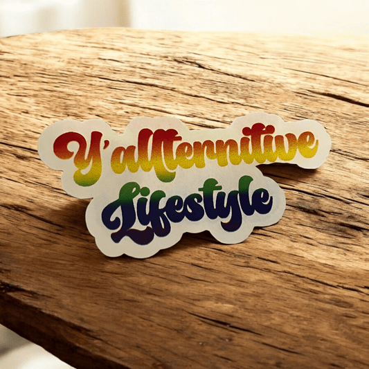 Rainbow Pride Vinyl Sticker - Water Bottles, Laptops, Journals - Music City Acrylics